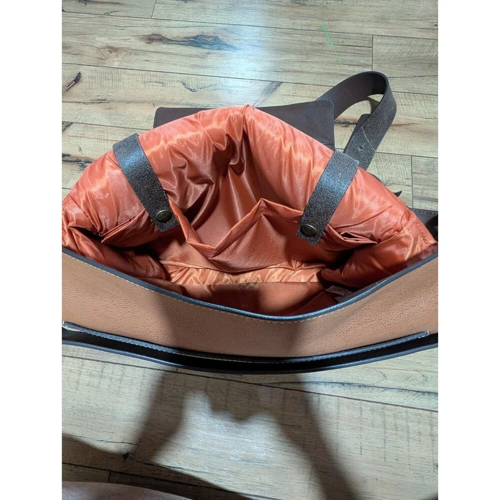 Scout by Petunia Pickle Bottom Leather Diaper Bag / Messenger Bag